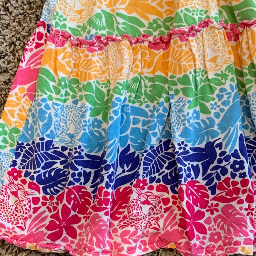 Vince Camuto Colorful Rainbow Kids Dress T4 - Picture 4 of 8